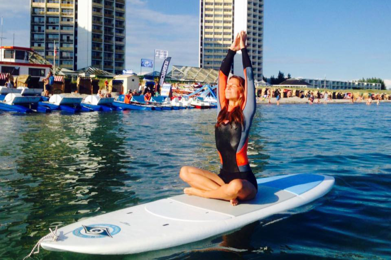 Stand Up Paddling Yoga Wasserspass Fehmarn
