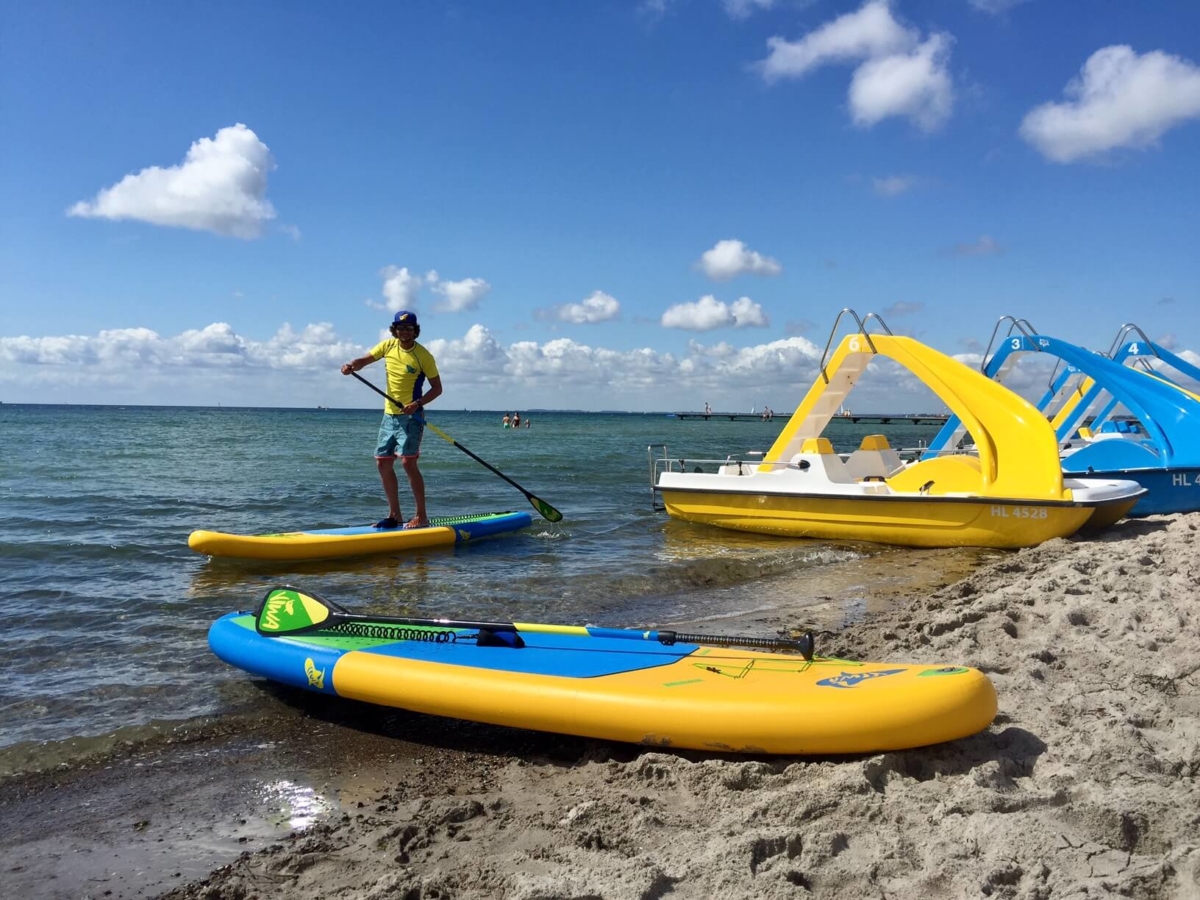 Stand Up Paddling auf Fehmarn